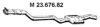 MERCE 1234900515 Middle Silencer